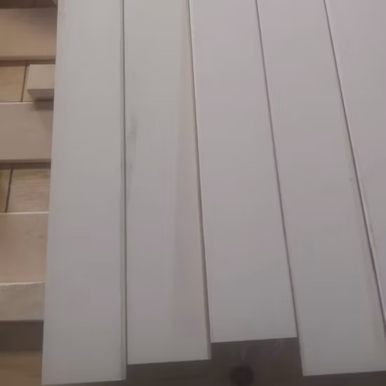 Lattes de lit en peuplier LVL de couleur blanche