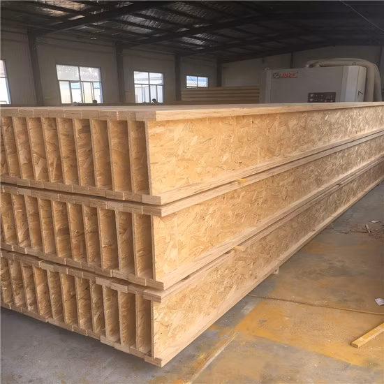 High Quality Factory Sell Pine Wood Beam LVL with OSB Waterproof I Joist for House Building