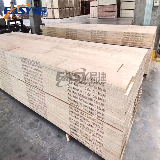 Easy Scaffolding Wooden Wholesale Pine LVL Beam Laminated Scaffold LVL Boards
